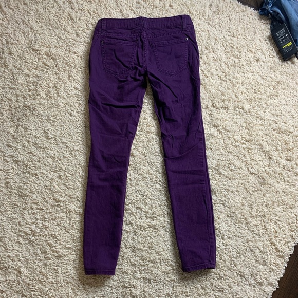 Purple Skinny Jeans - Size 24 - Picture 3 of 5